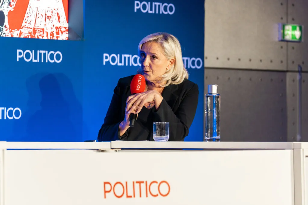 Marine Le Pen lors de l’événement
